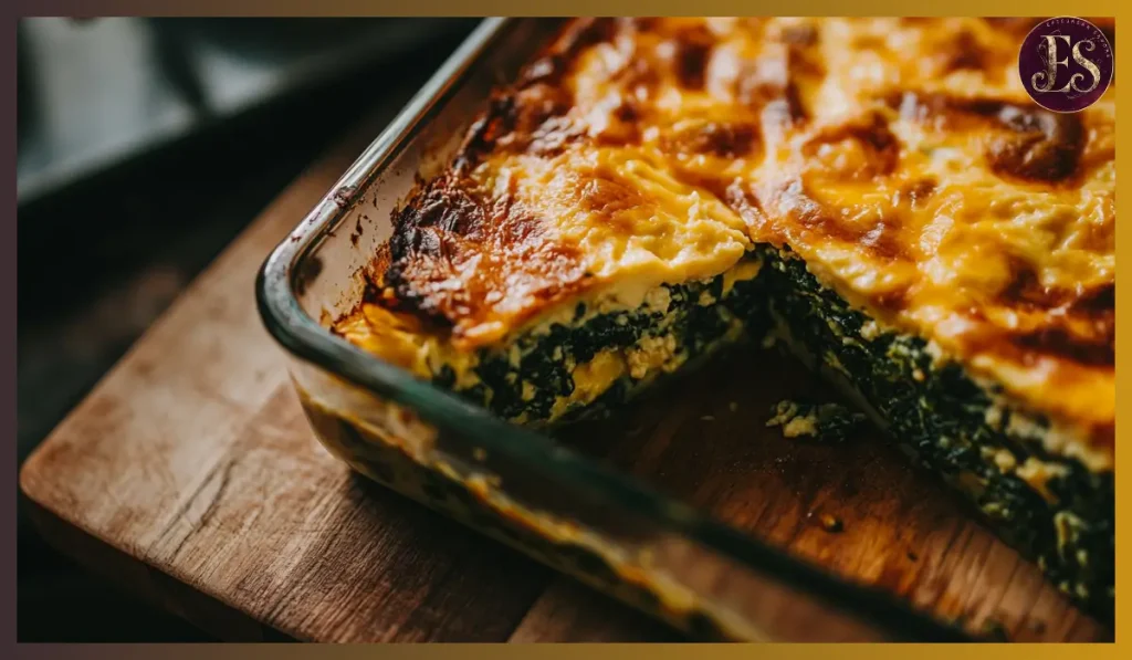 Cheesy Spinach Baked Eggs
