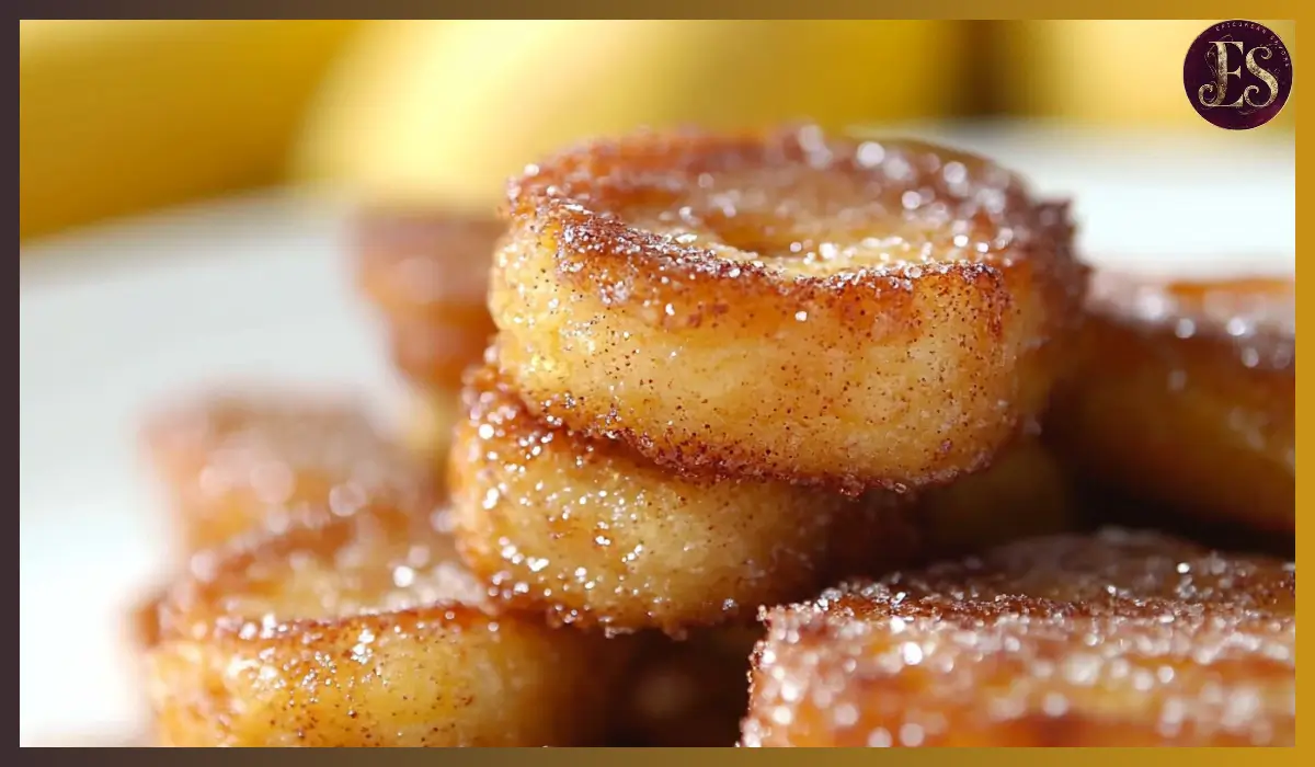 Pan-fried cinnamon bananas