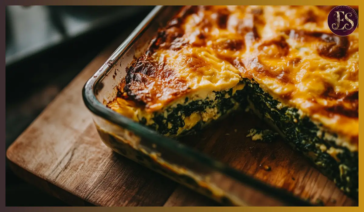 Cheesy Spinach Baked Eggs
