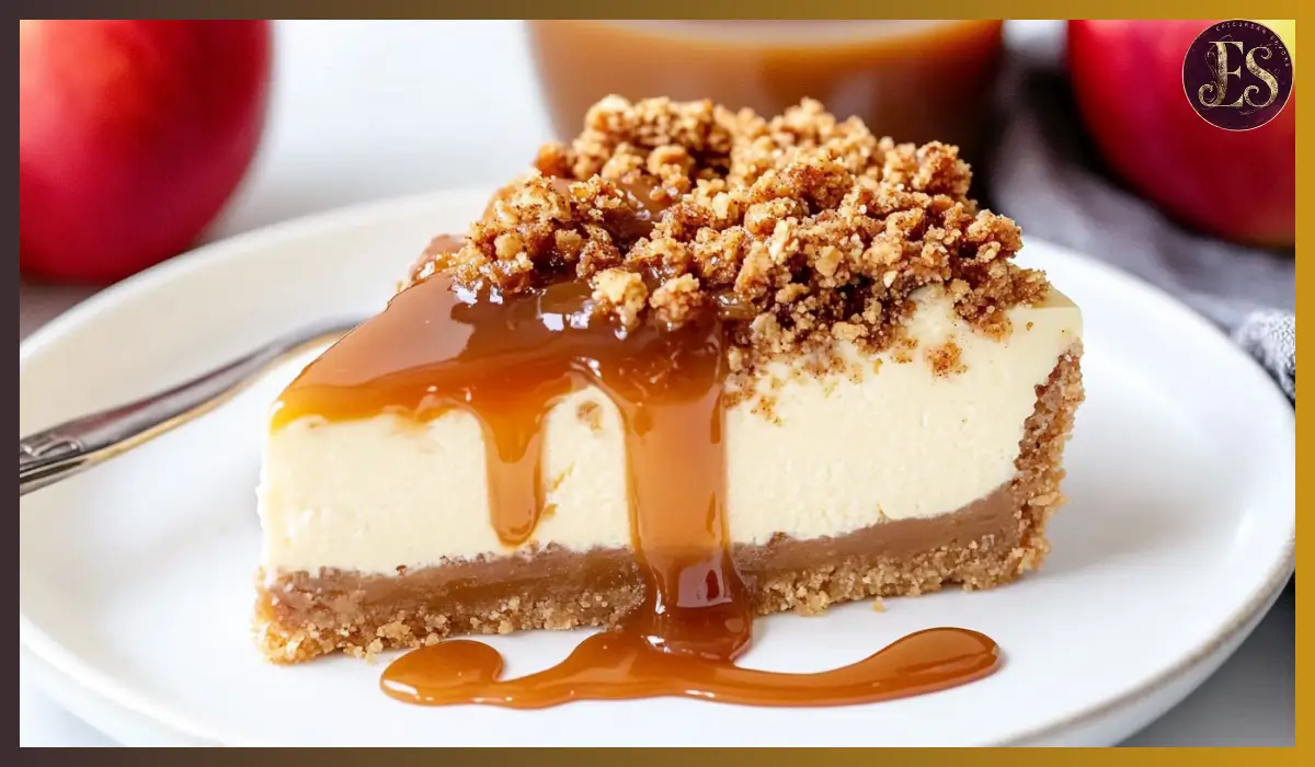 Apple Crisp Cheesecake