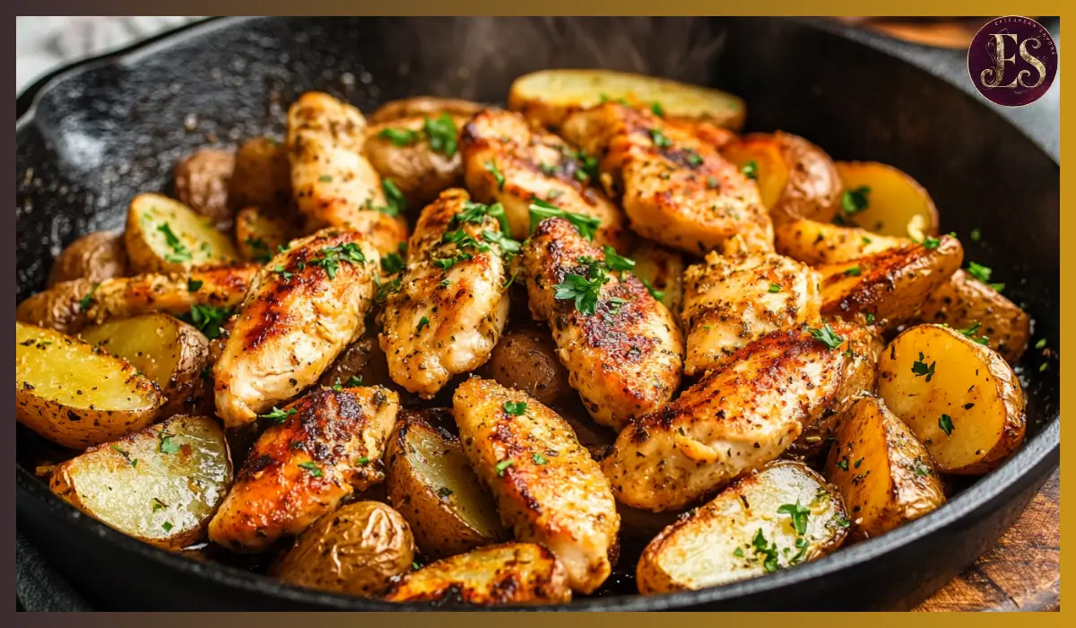 Garlic Butter Chicken and Potatoes