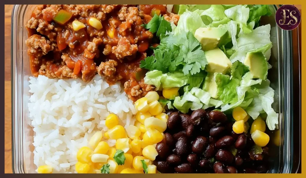 Taco lunch bowls