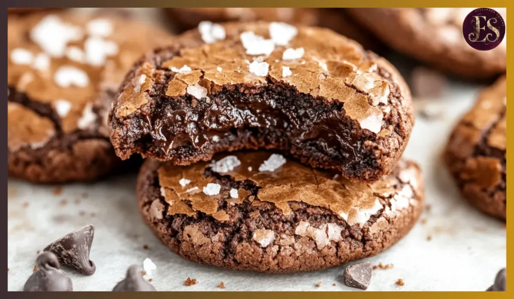 Salted Brownie Cookies
