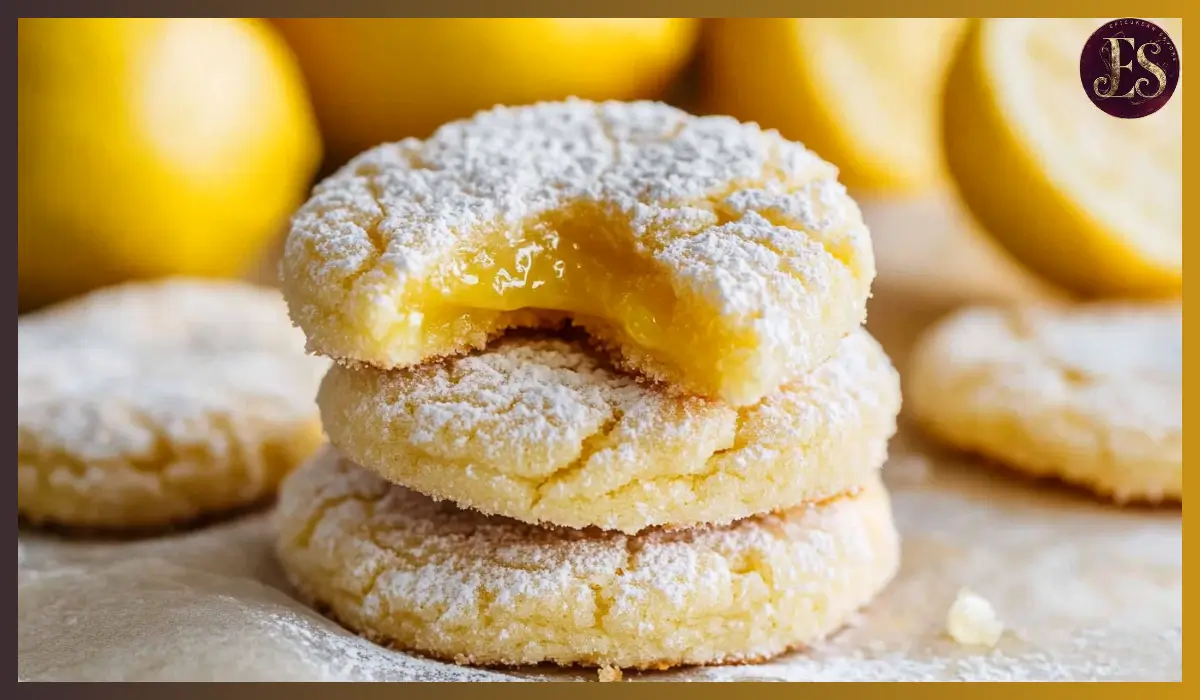 Lemon bar butter cookies