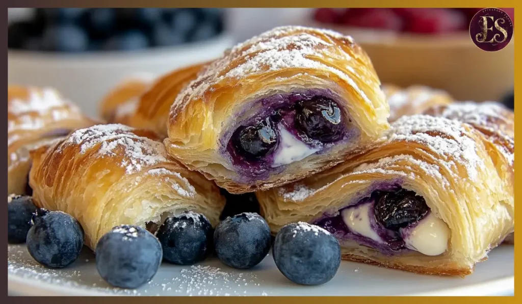Blueberry Cream Cheese Puff