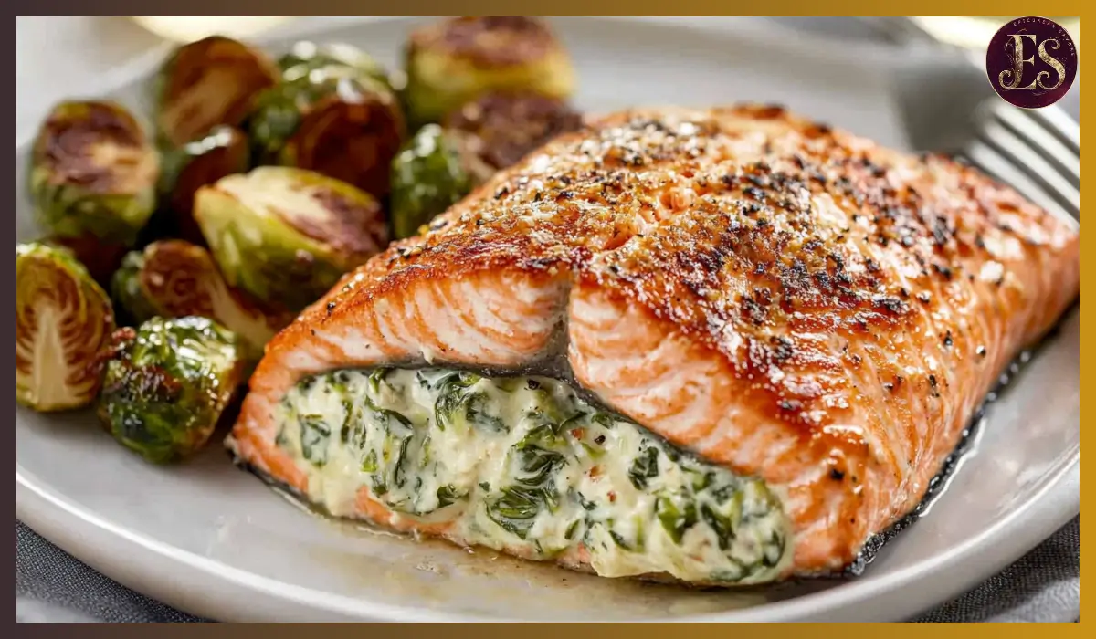 Spinach Stuffed Salmon