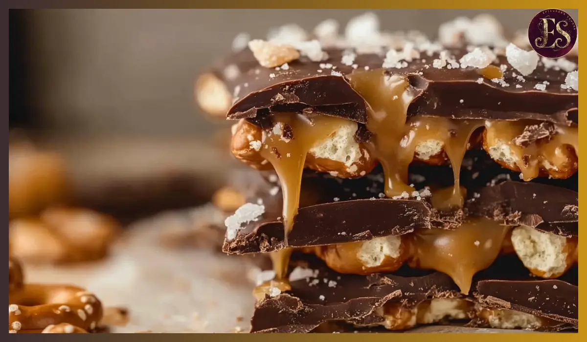 Salted Caramel Pretzel Bark