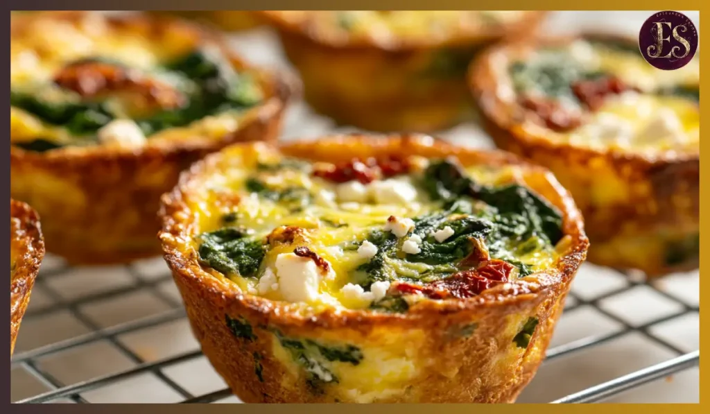 Spinach Feta Egg Cups