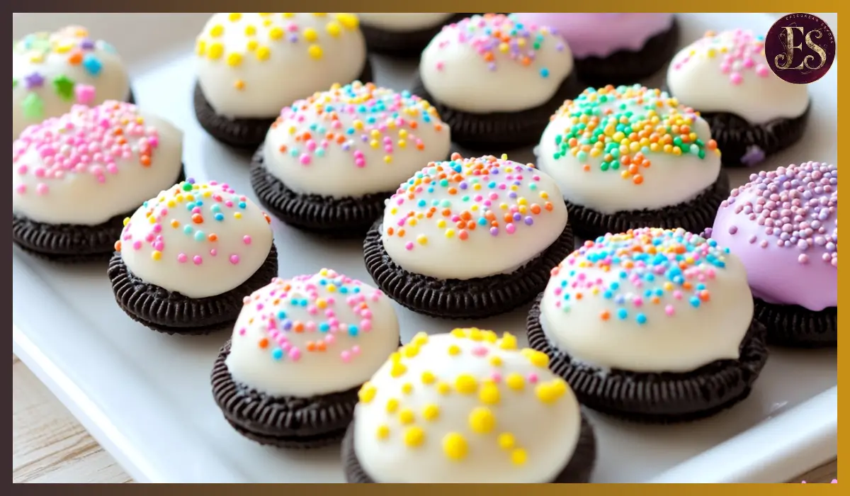Dipped Spring Oreos