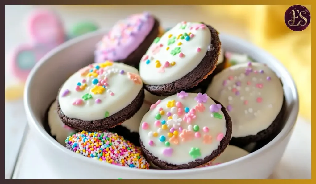 Easy Dipped Spring Oreos