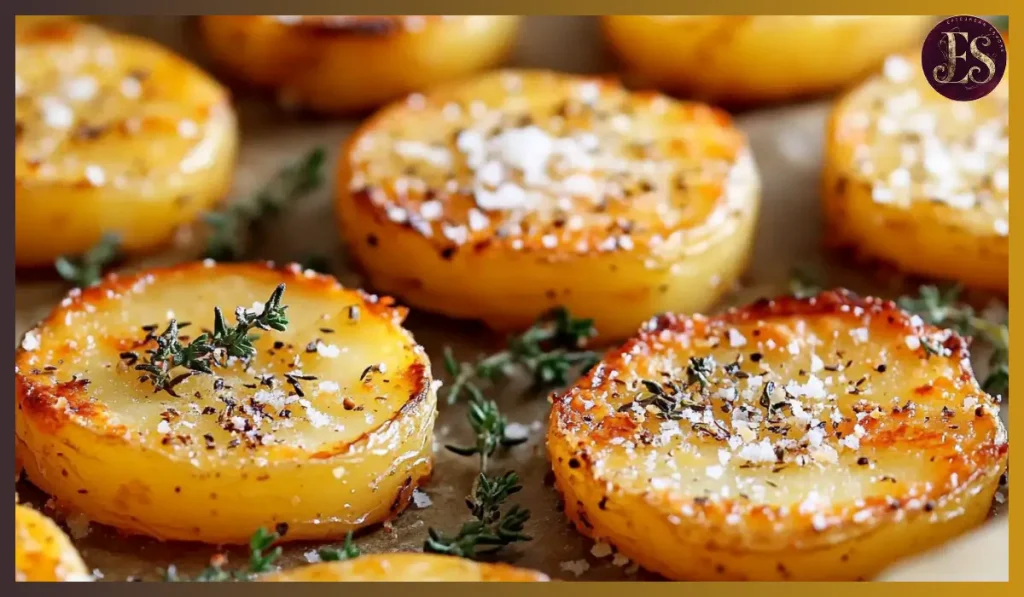 Oven Crispy Parmesan Potatoes