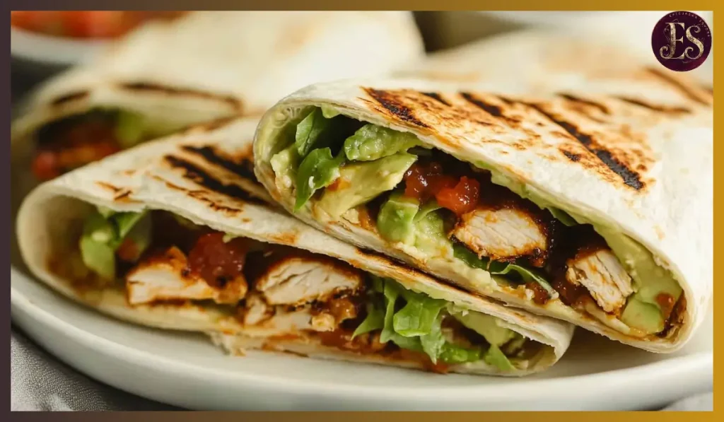 Grilled Avocado Chicken Wraps