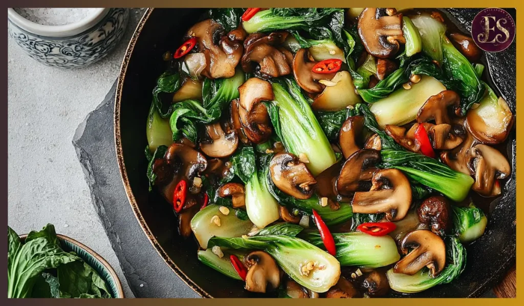 Bok Choy and Mushroom