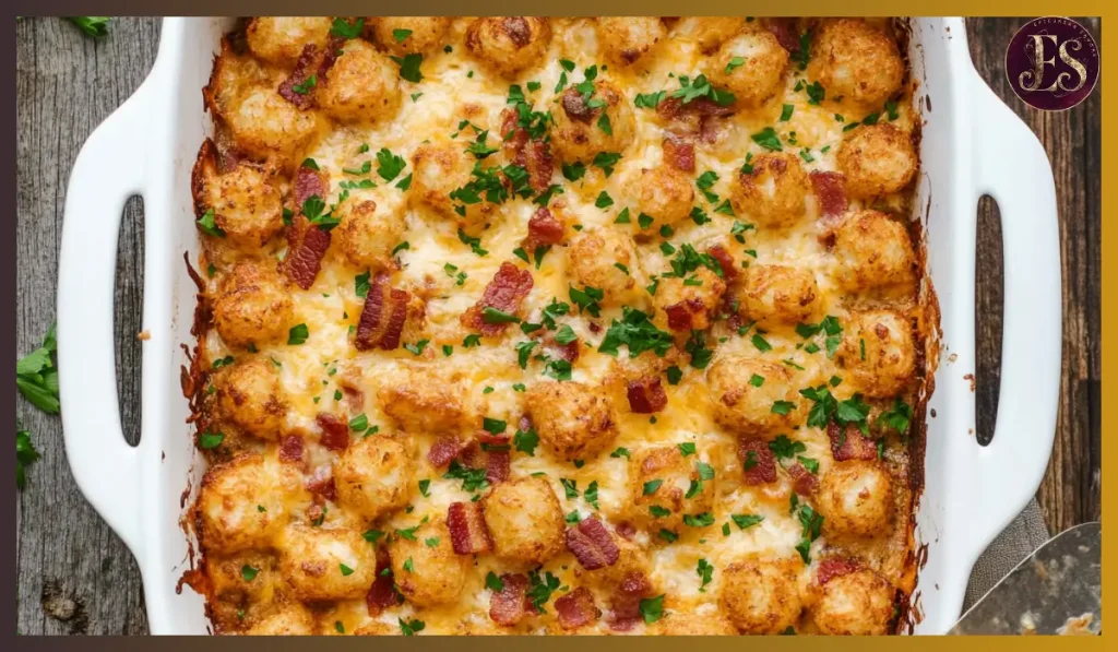 Cheesy Tater Tot Breakfast