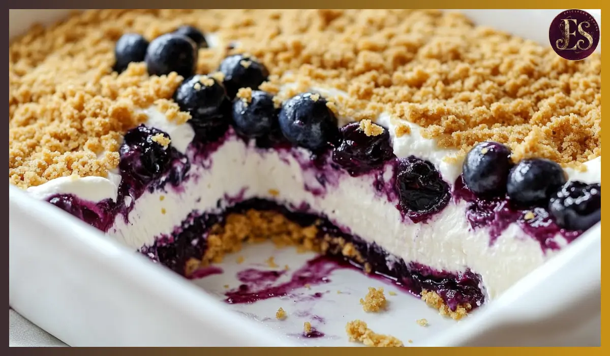 No-Bake Lemon Blueberry Dessert