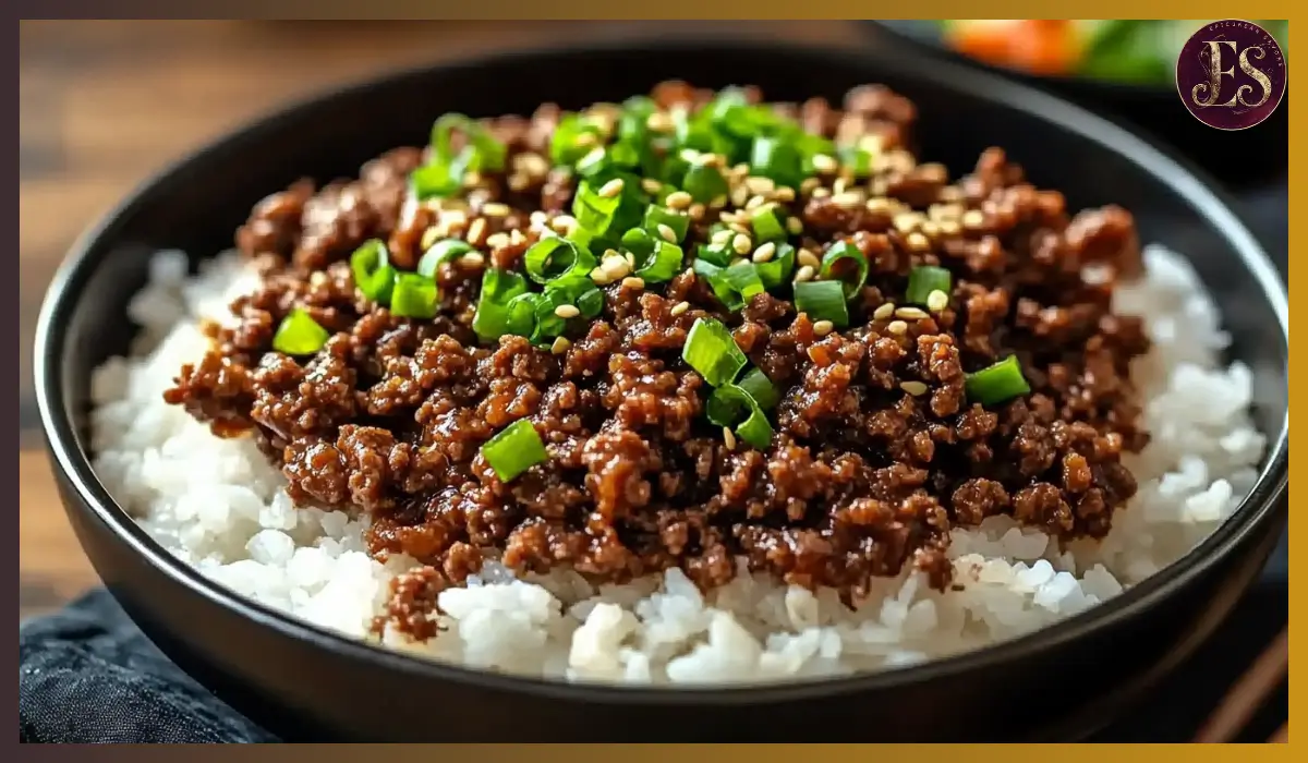 Korean Ground Beef Bowl