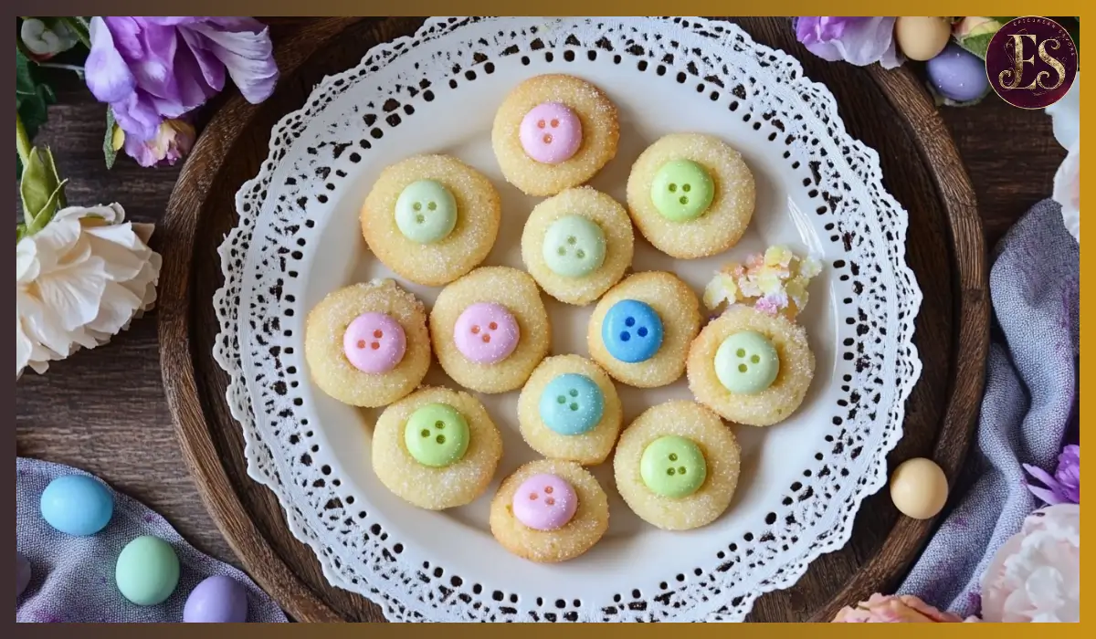 Easter Bunny Button Cookies