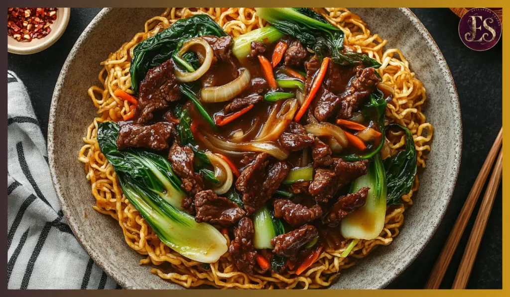 Beef Pan-Fried Noodles