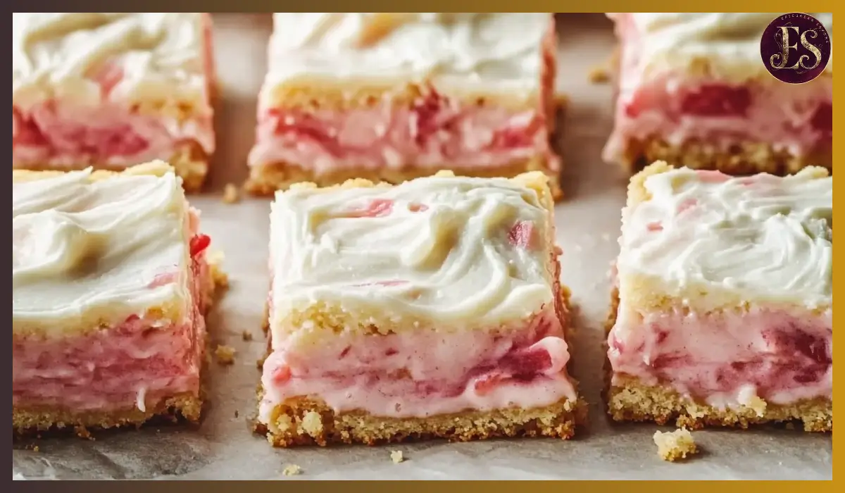 Rhubarb Custard Bars