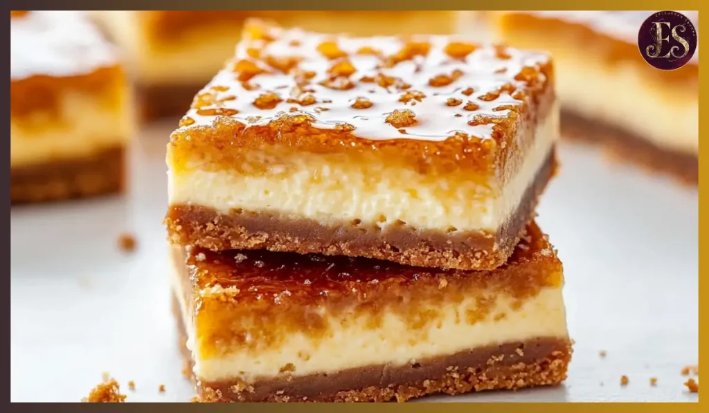 Crème Brûlée Cheesecake Bars