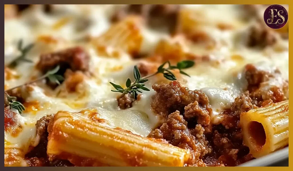 Baked Ziti with Ground Beef
