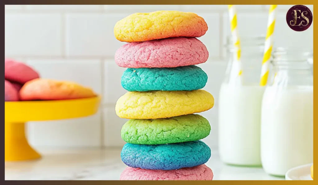 Rainbow Cake Mix Cookies