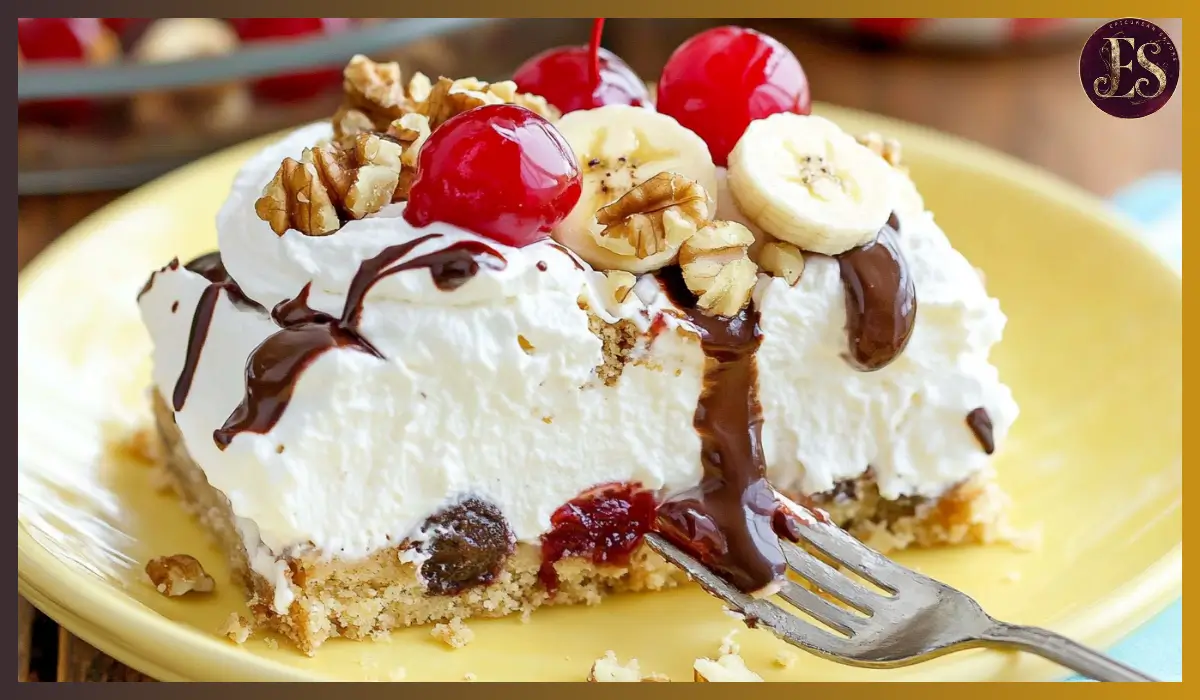 No-Bake Banana Split Dessert