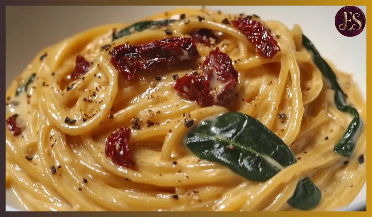 Spaghetti & spinach