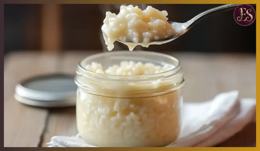 Portuguese rice custard