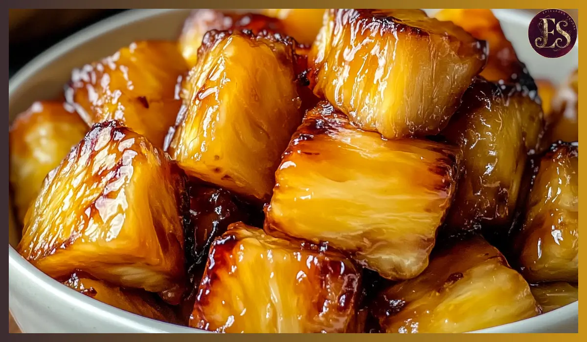 Air Fryer Caramelized Pineapple