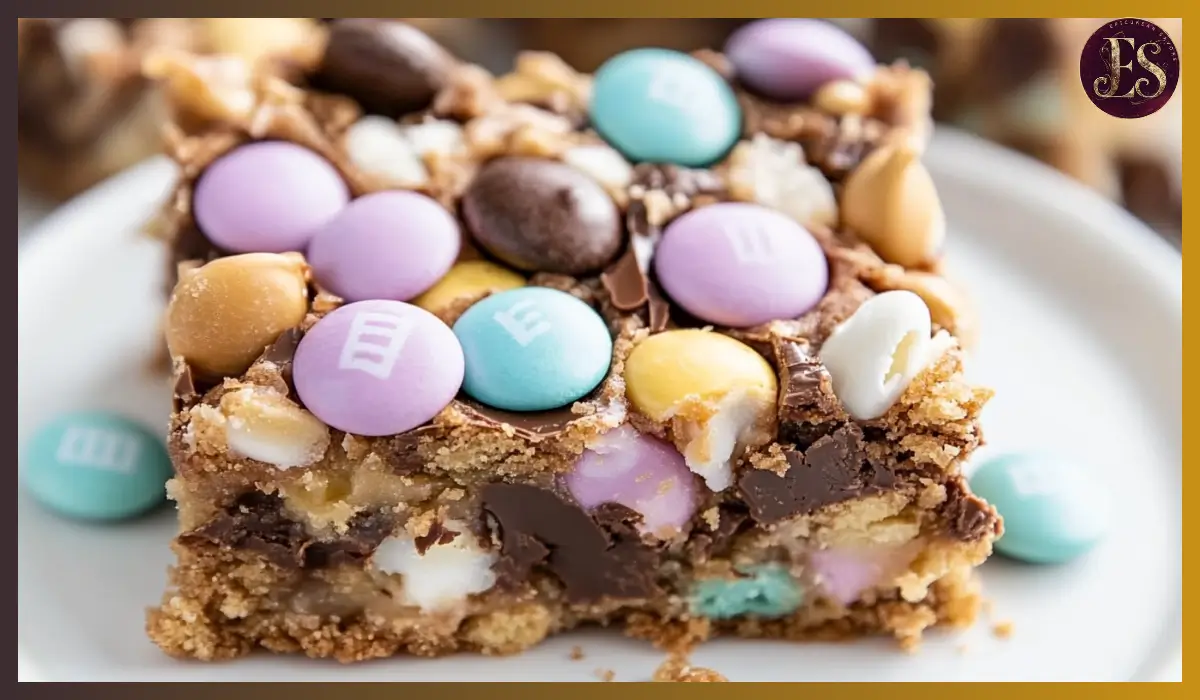 M&M Easter Cookie Bars