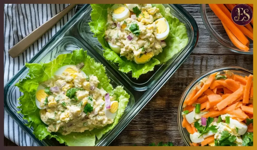 Egg Salad Lettuce Wraps