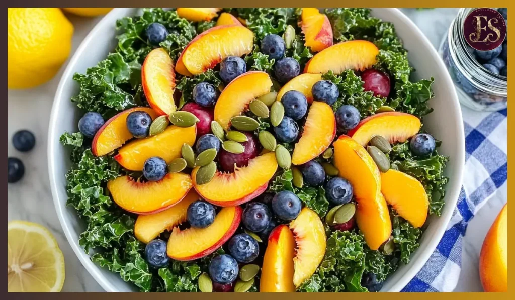Summer Peach and Blueberry