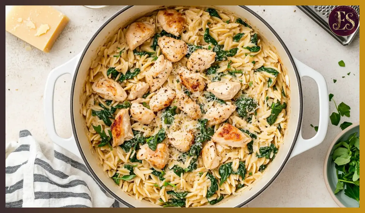One Pot Chicken Orzo