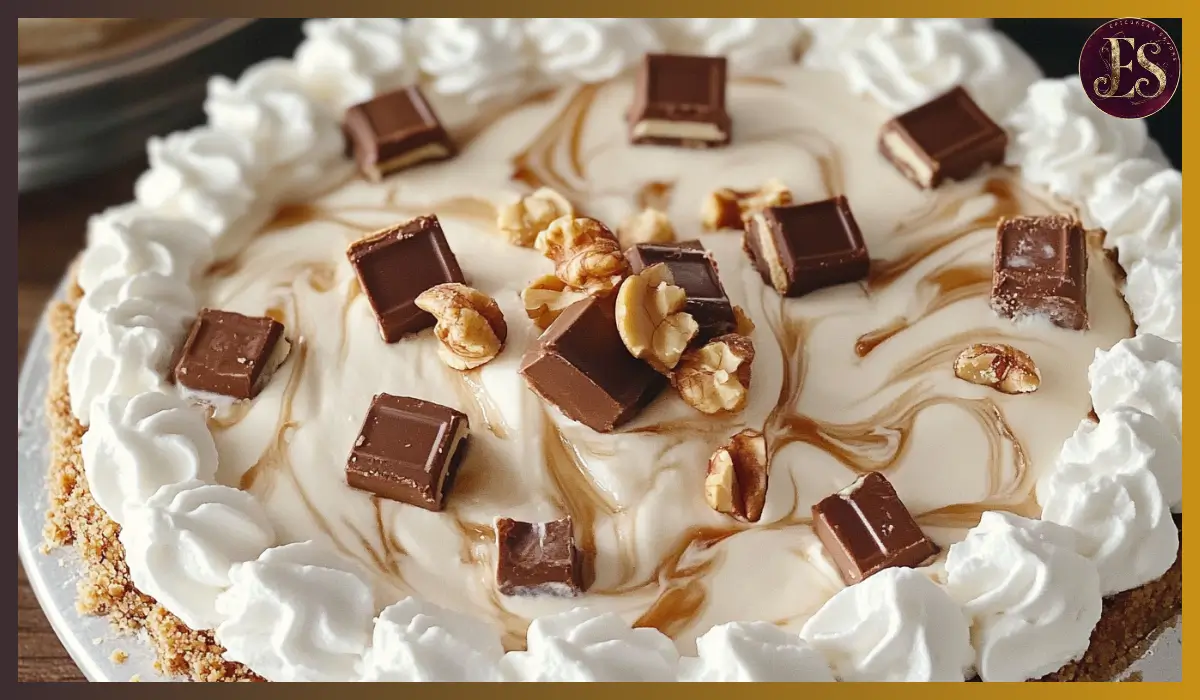 No-Bake Snickers Cheesecake