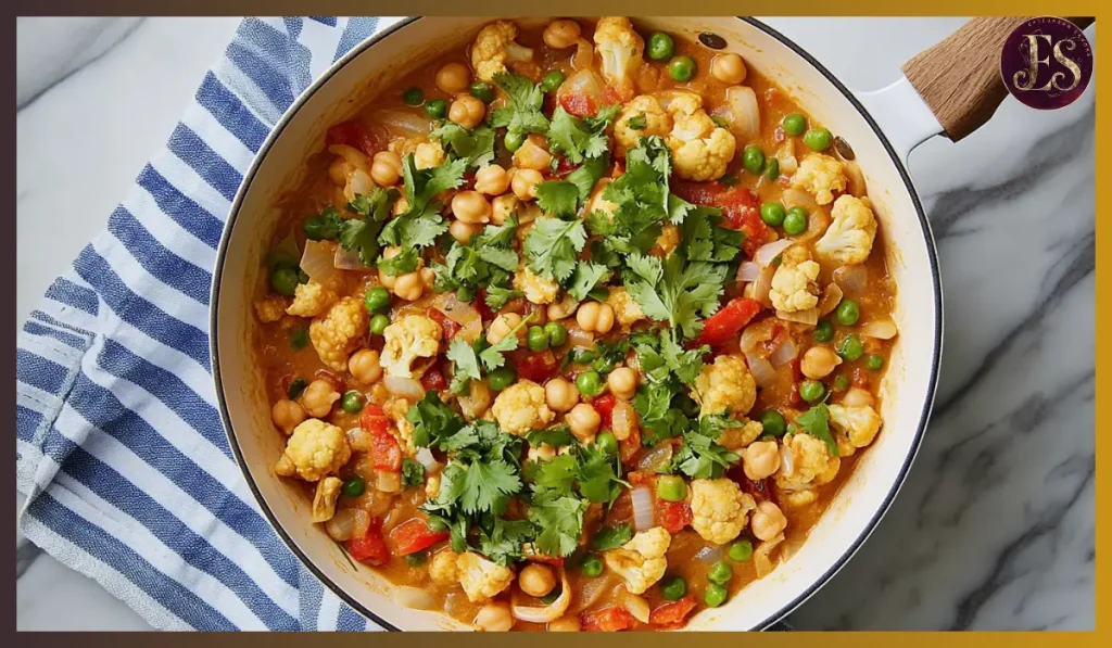 Chickpea coconut curry