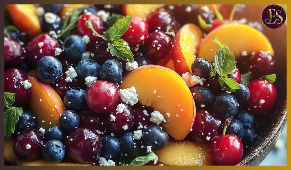 Blueberry Peach Salad