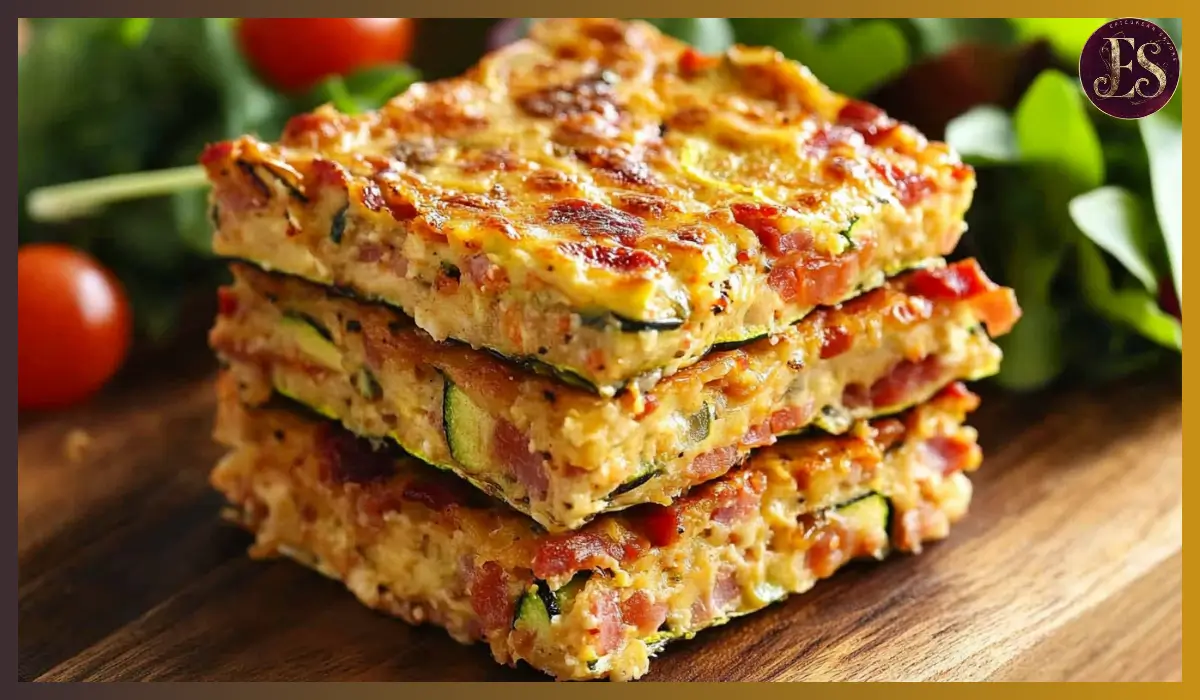 Bacon vegetable slice