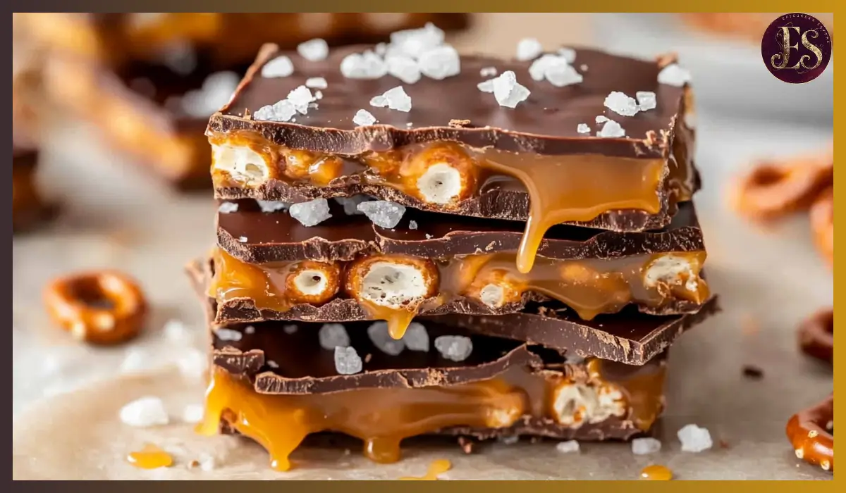 Salted caramel pretzel