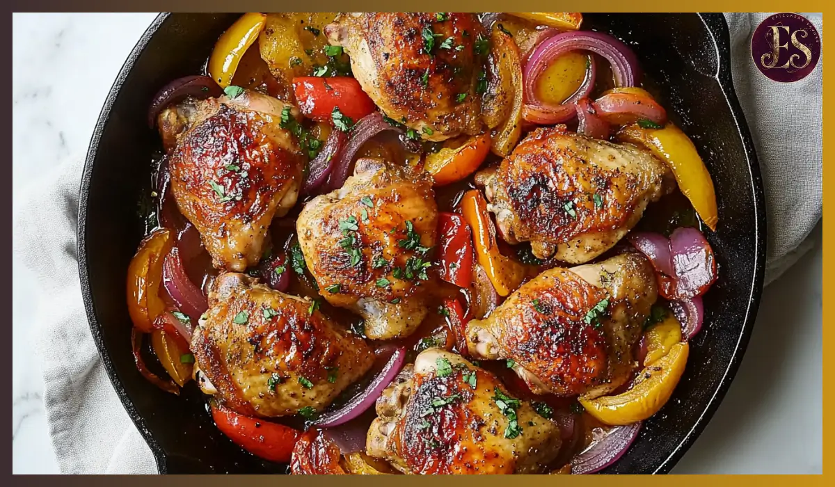 Skillet roast chicken