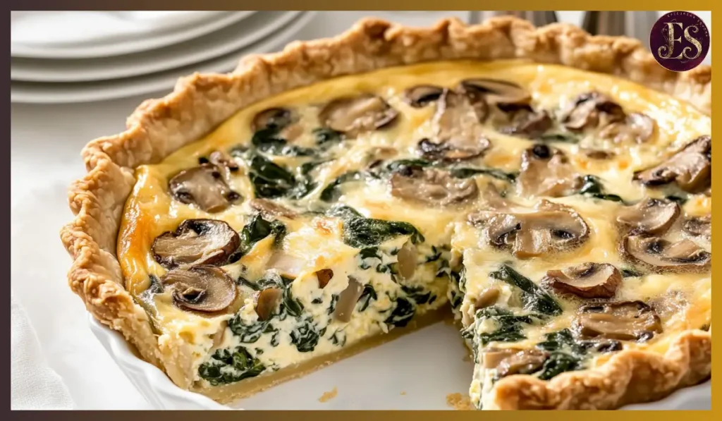 Spinach Mushroom Quiche