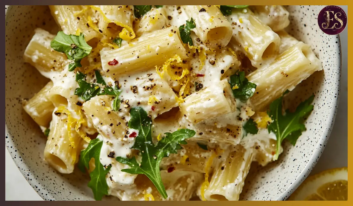 Lemon ricotta pasta