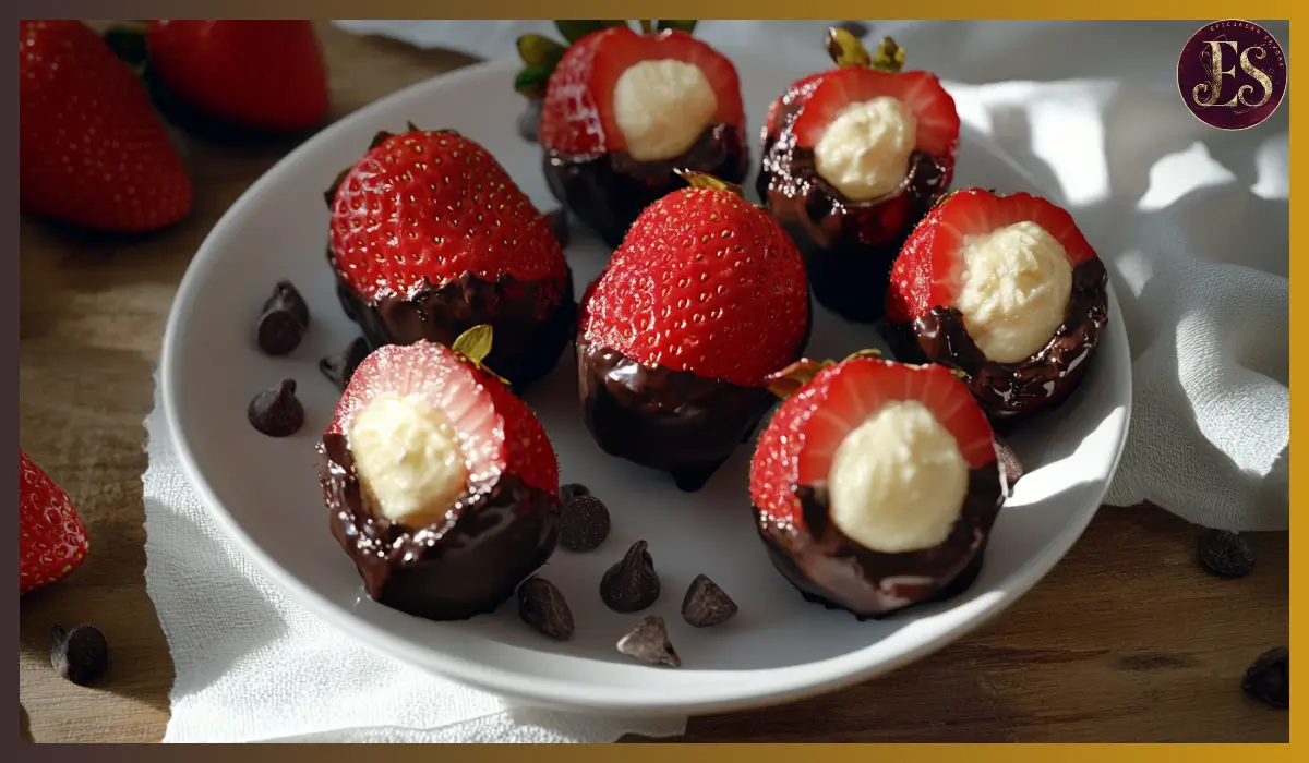 Chocolate Cheesecake Strawberries