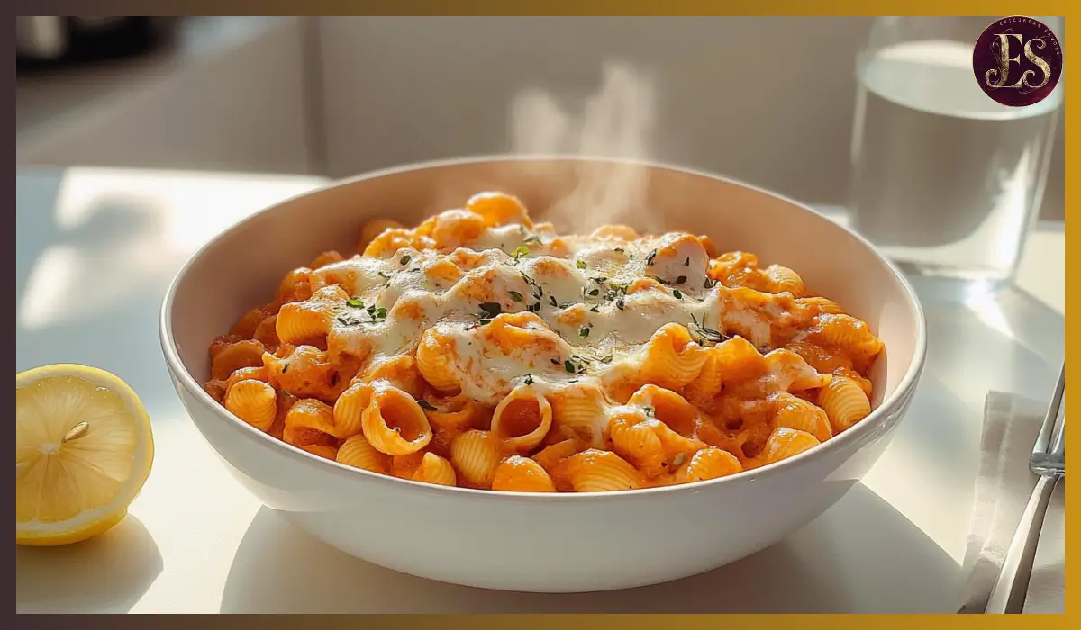Cheesy chicken pasta