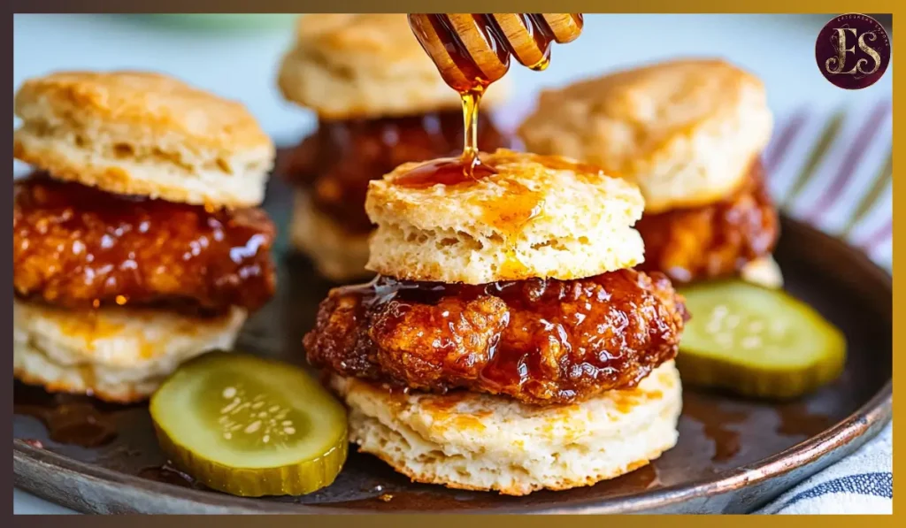 hot honey chicken biscuit