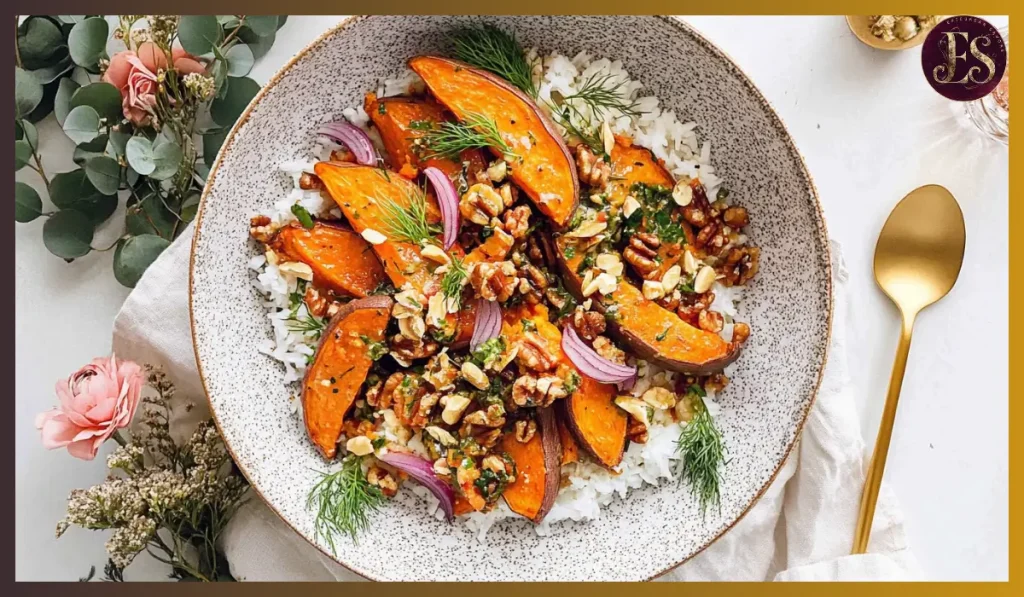 Smoky sweet potato salad