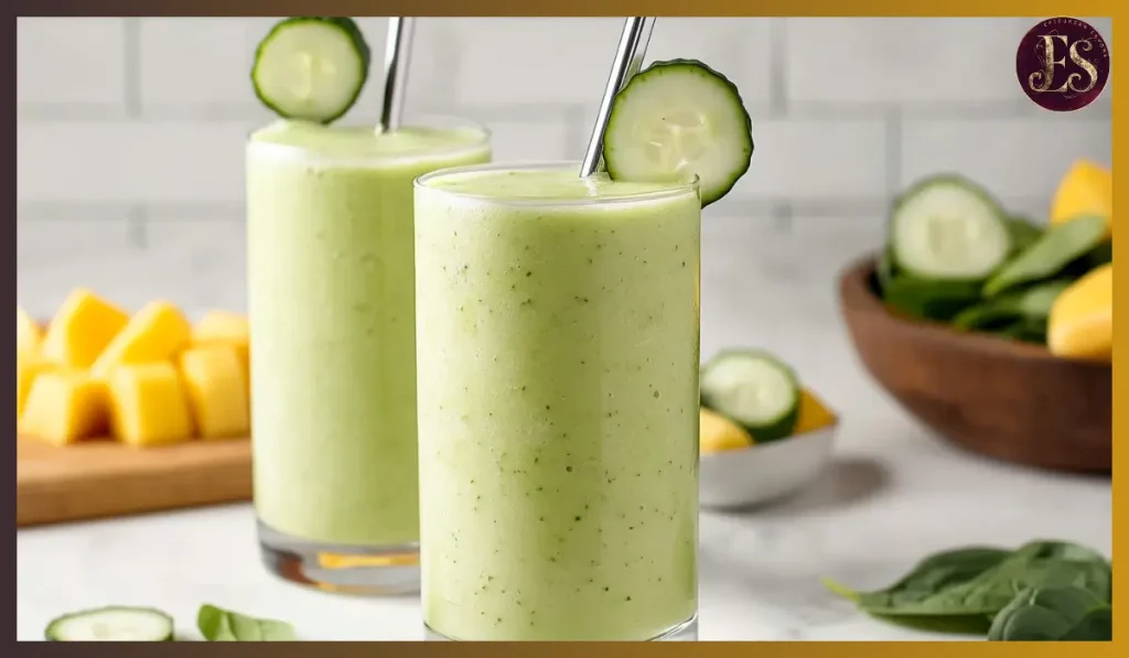 Mango Pineapple Cucumber Smoothie