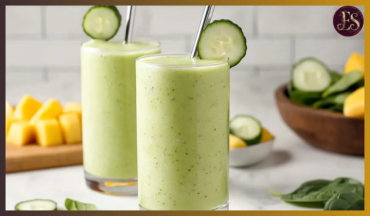 Mango Pineapple Cucumber Smoothie