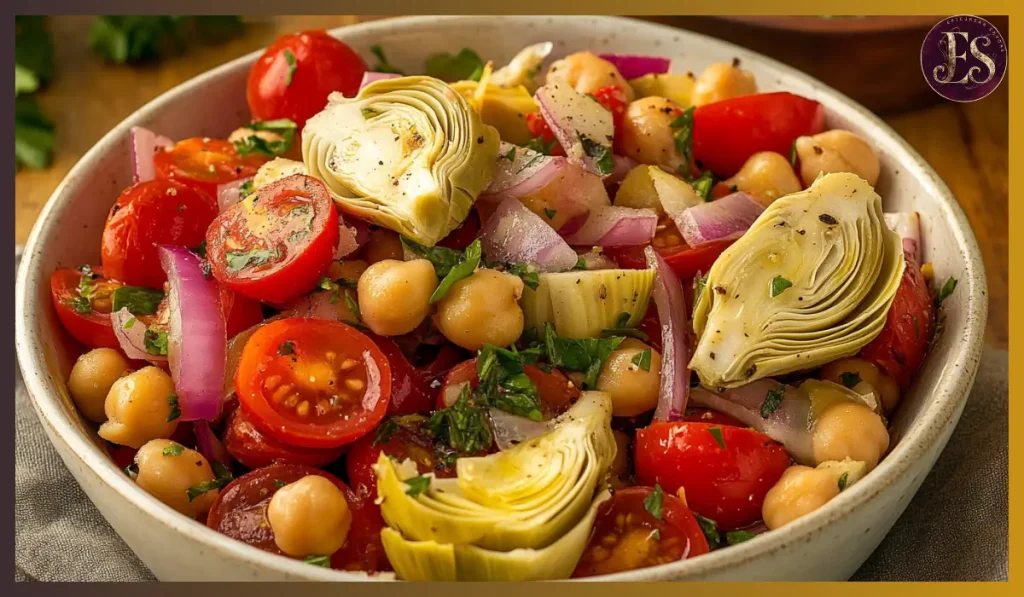 Tuscan Artichoke Tomato Salad