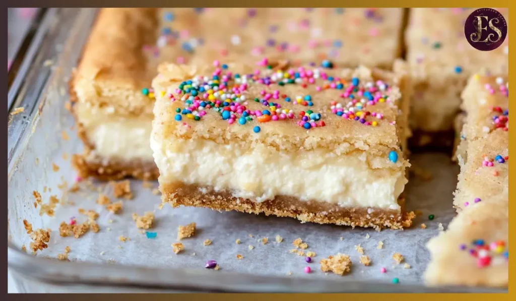 sugar cookie cheesecake bars